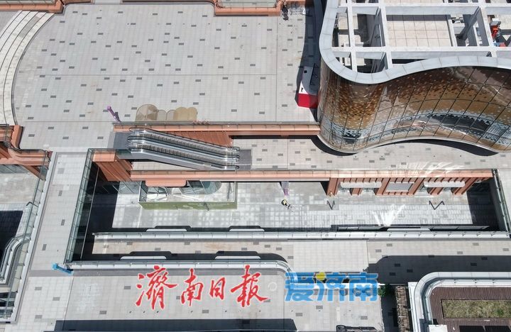 项目强省会｜济南CBD首座低密度“公园商业开放式”街区露新颜