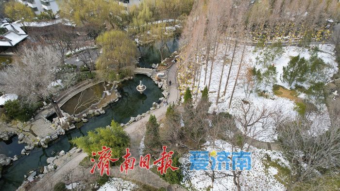 雪后五龙潭，一步一景皆诗意