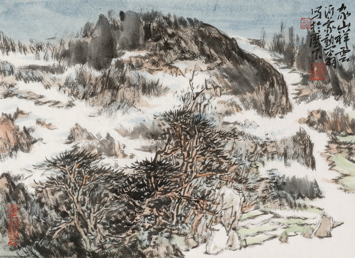 赵德勋山水小品｜传统法度融现代意蕴 笔简意浓写纸短情长