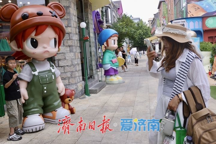 复古撞潮！ 济南老商埠“穿”卡通新衣，暑期引客来
