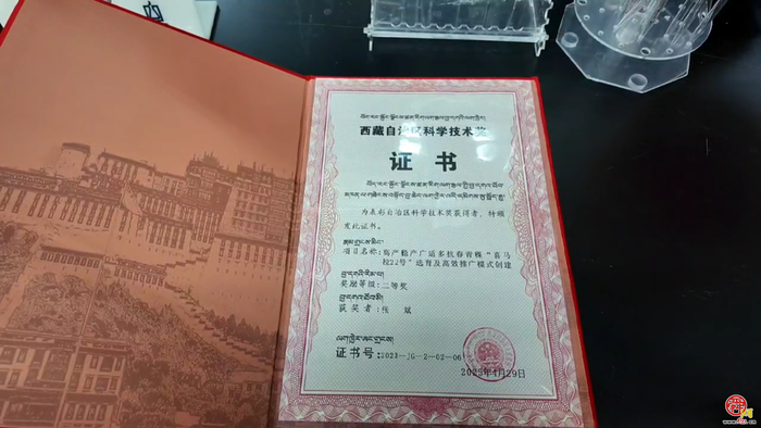 援藏科研尖兵张斌：扎根雪域高原 深耕农业科技赋能