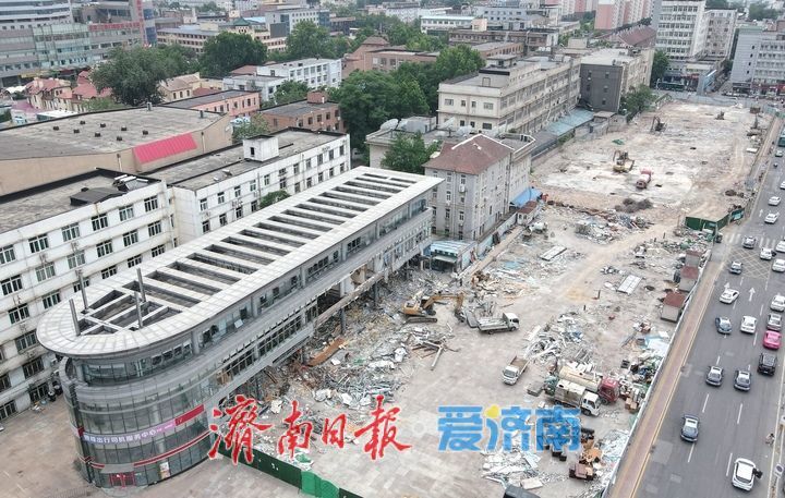 广场汽车站候车楼启动拆除，济南火车站南广场将打造现代化综合交通枢纽