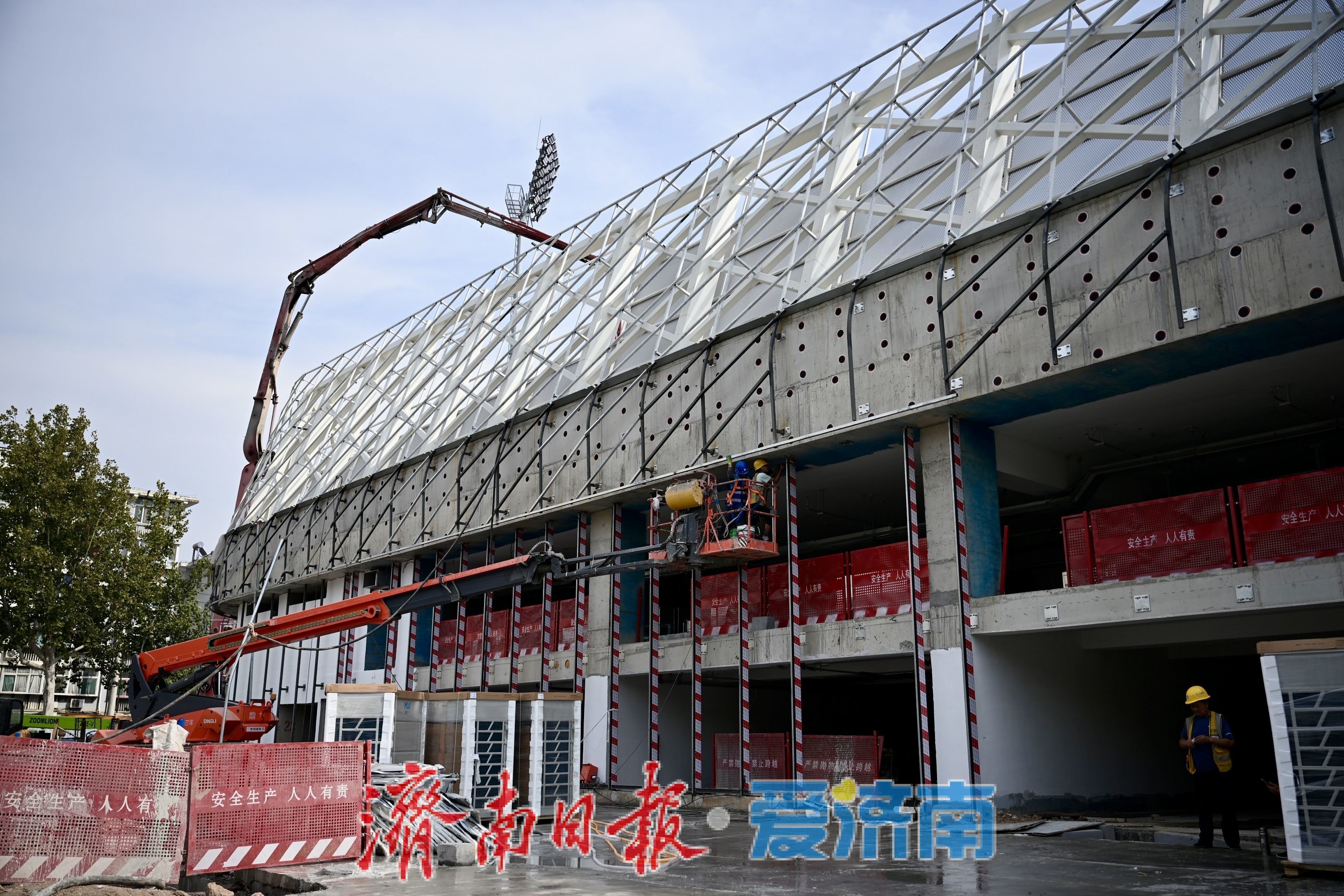 槐荫全民健身中心项目稳步推进 家门口“一站式”健身圈加速成型
