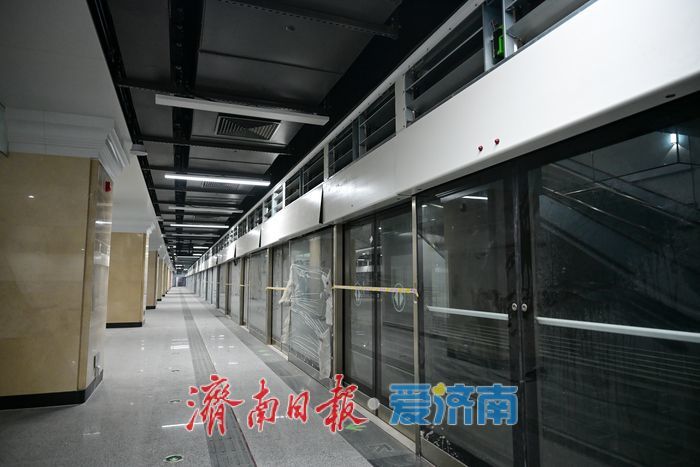 济南轨道交通6号线西市场站内景曝光 年底通车在望