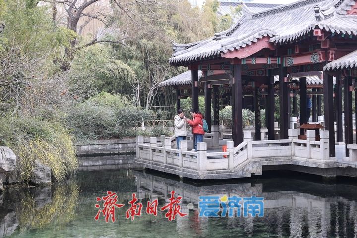 初春五龙潭美景引游人