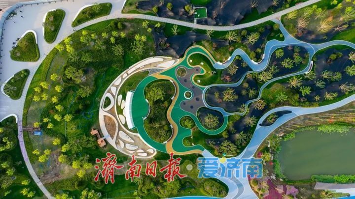 一年四季 泉在济南丨白泉湿地公园对外开放吸引众多市民关注