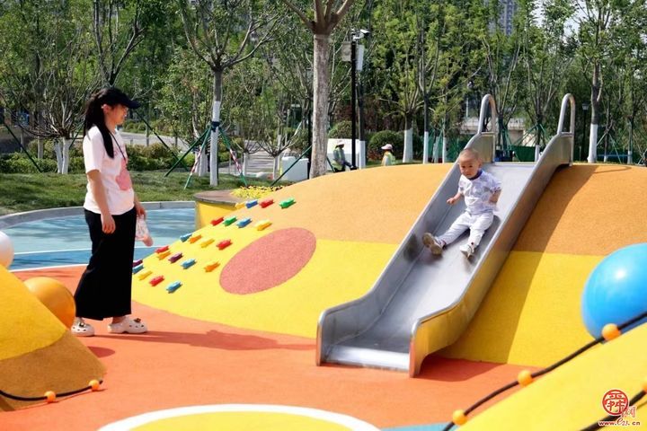 今年济南市首个新建儿童公园——历下区儿童友好公园开园啦！