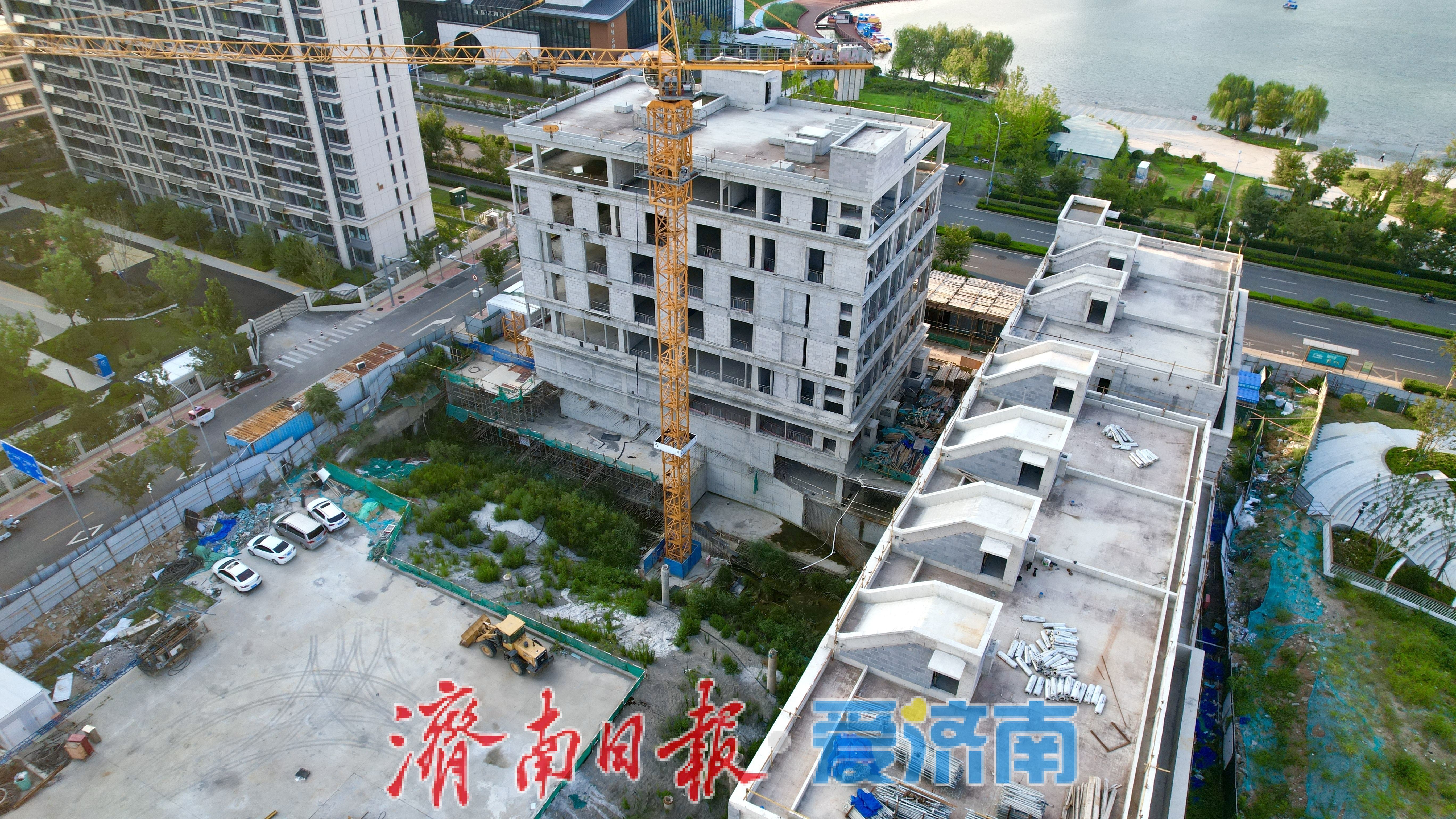 北湖B-1地块商务项目加快建设 夯实天桥区产业承载空间支撑