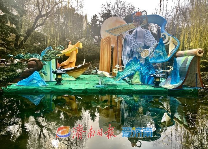 “辛弃疾”花灯亮相趵突泉花灯会