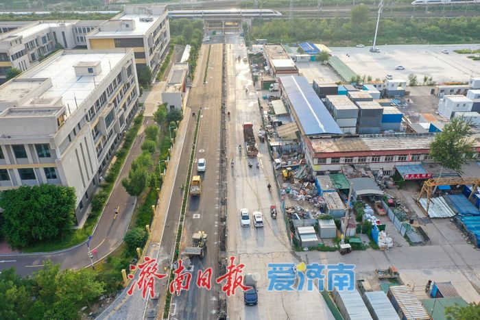 济南聊城路关键段半封闭施工，修通后周边居民出行大利好