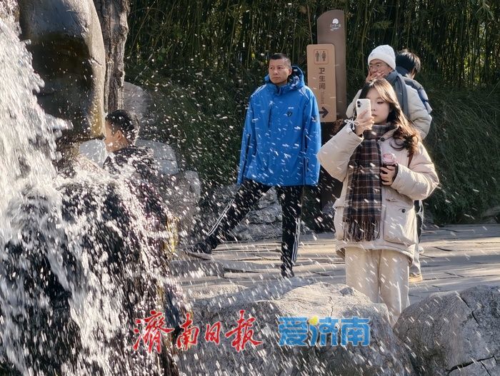 一年四季 泉在济南｜泉涌如歌贺新元，元旦假期济南地下水水位持续保持高位