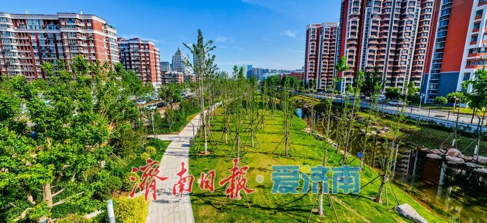 槐荫腊山河滨河绸带公园全新开放 0.7公里河段变身民生幸福廊道