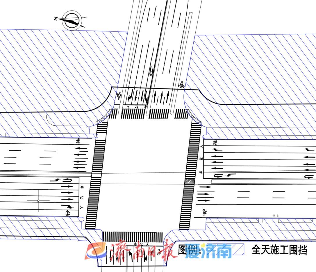 济南凤凰黄河大桥南延工程即将道路施工，怎么绕行看这里