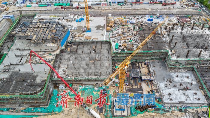 项目强省会｜中央公园北地块项目主体施工全面展开