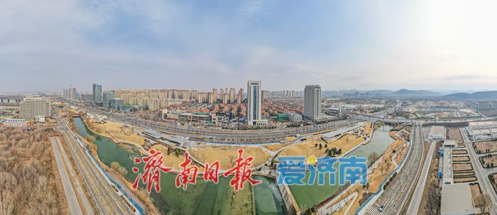 项目强省会｜产城融合新名片，杨家河公园绘就冬日画卷