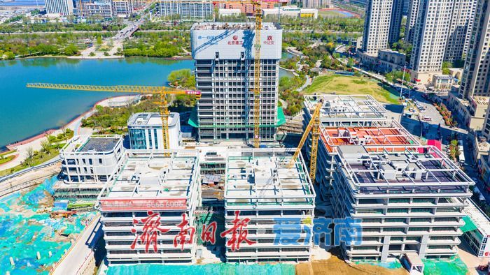 项目强省会｜云锦湖旁崛起商务新芯 ，金广场勾勒济南北部城市新天际线