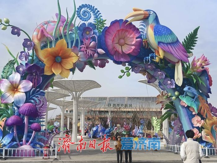 泉在济南过大年丨春节假期年味浓 鹊华中新园民俗活动人气旺