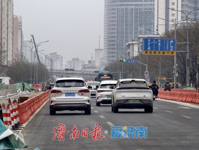 济南经一路西市场段提升改造，道路功能将逐步恢复