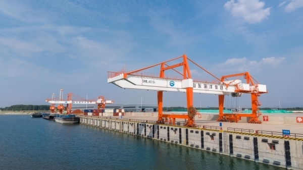 山东海洋集团章丘港单日作业量再创历史新高