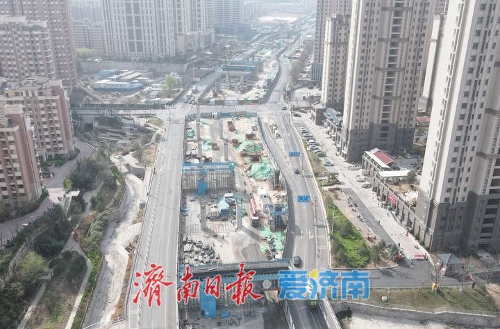 “高空穿针”，济南凤凰黄河大桥南延工程全速推进