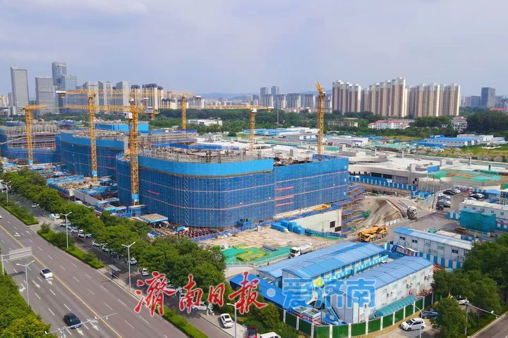 山东最大第四代万达广场建设全面提速
