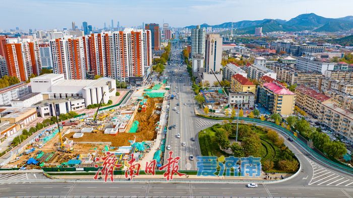 项目强省会｜八一立交桥站进入最后冲刺阶段，济南地铁4号线“最深”车站攻坚告捷