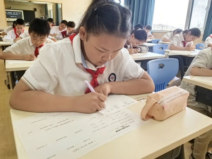 高新区景汇小学举行数学计算能力大赛