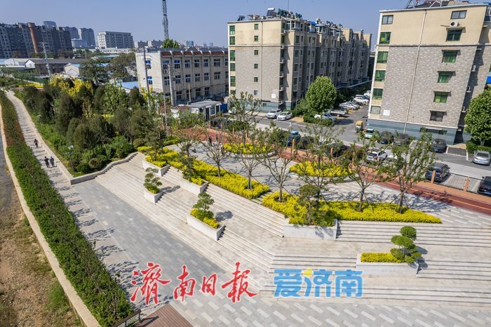大辛河畔绿意浓，市民乐享“家门口”的春日假期