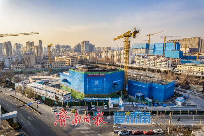 大明湖畔新地标，角楼庄A地块项目轮廓初现