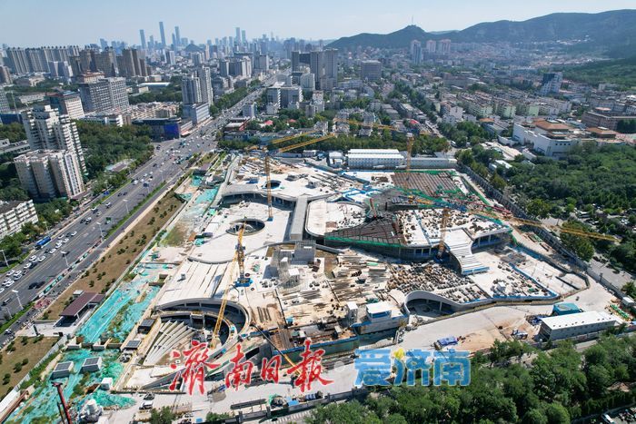 项目强省会｜展露雄姿！千佛山站地下TOD项目建设稳步推进
