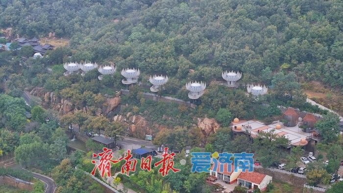 一年四季 泉在济南丨连绵秋雨终放晴 清宁森林小镇云雾缭绕引客来