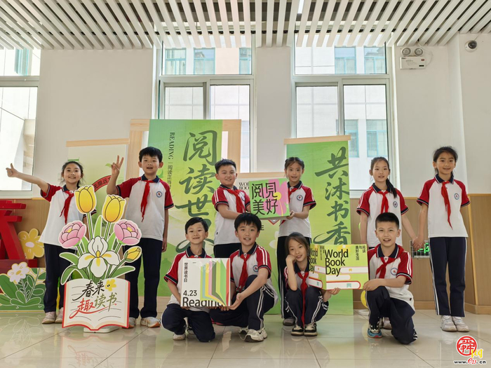 书香润心 阅见成长——济南市槐荫区粼湖居小学开展读书月主题活动