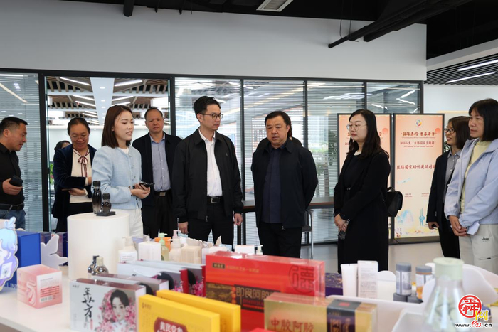 广东省云浮市商务局调研 泉城好品直播电商基地