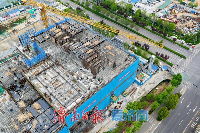 济南西客站片区银泰百货建设稳步推进 西部新商圈加速崛起