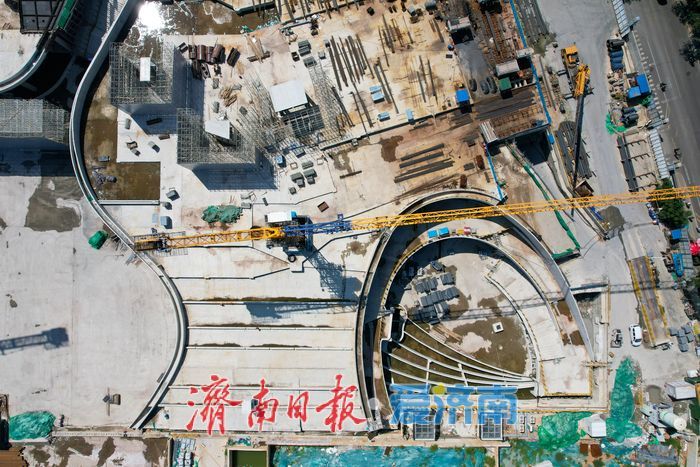 项目强省会｜展露雄姿！千佛山站地下TOD项目建设稳步推进