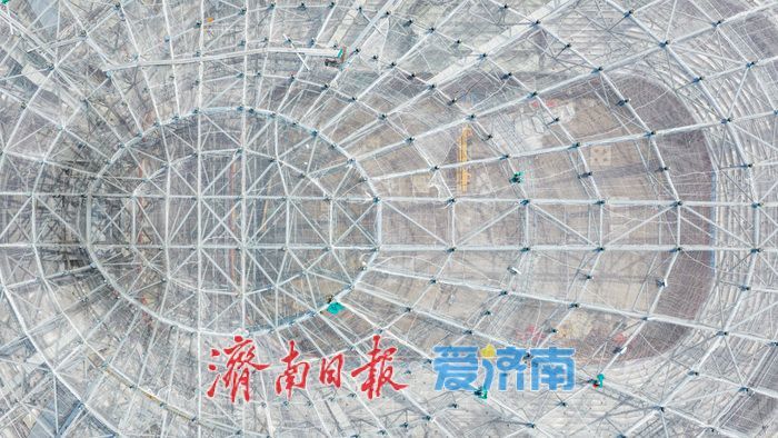 造型彰显黄河意蕴 济南黄河体育中心体育馆加速打造城市文体新地标