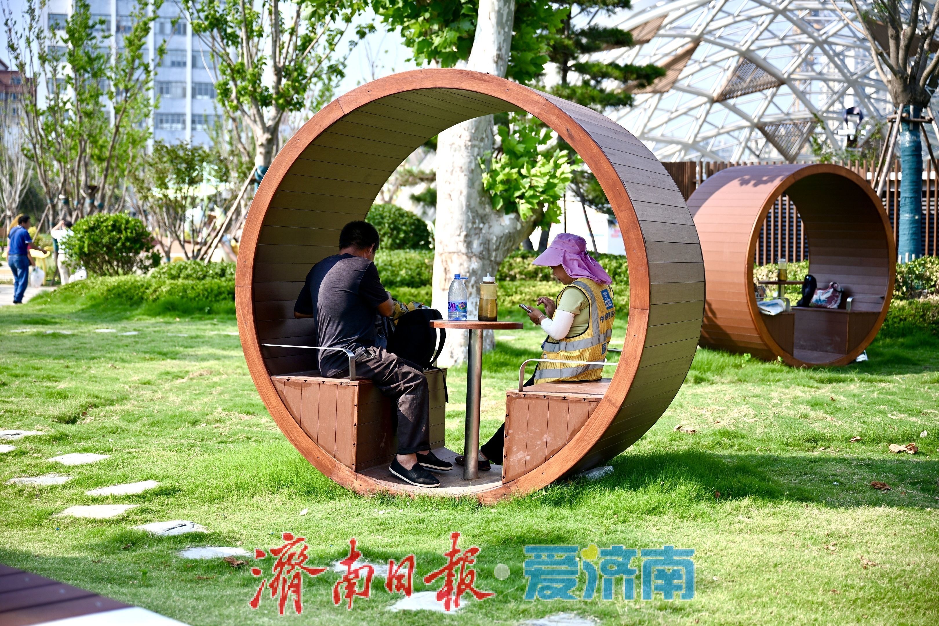 槐苑文化体育公园22日开园 市民抢先“探园”