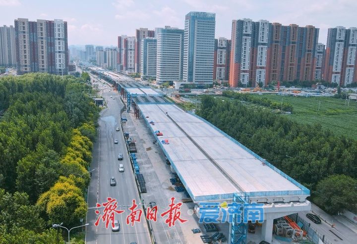 项目强省会｜济南凤凰黄河大桥南延工程多区段实现桥面连通
