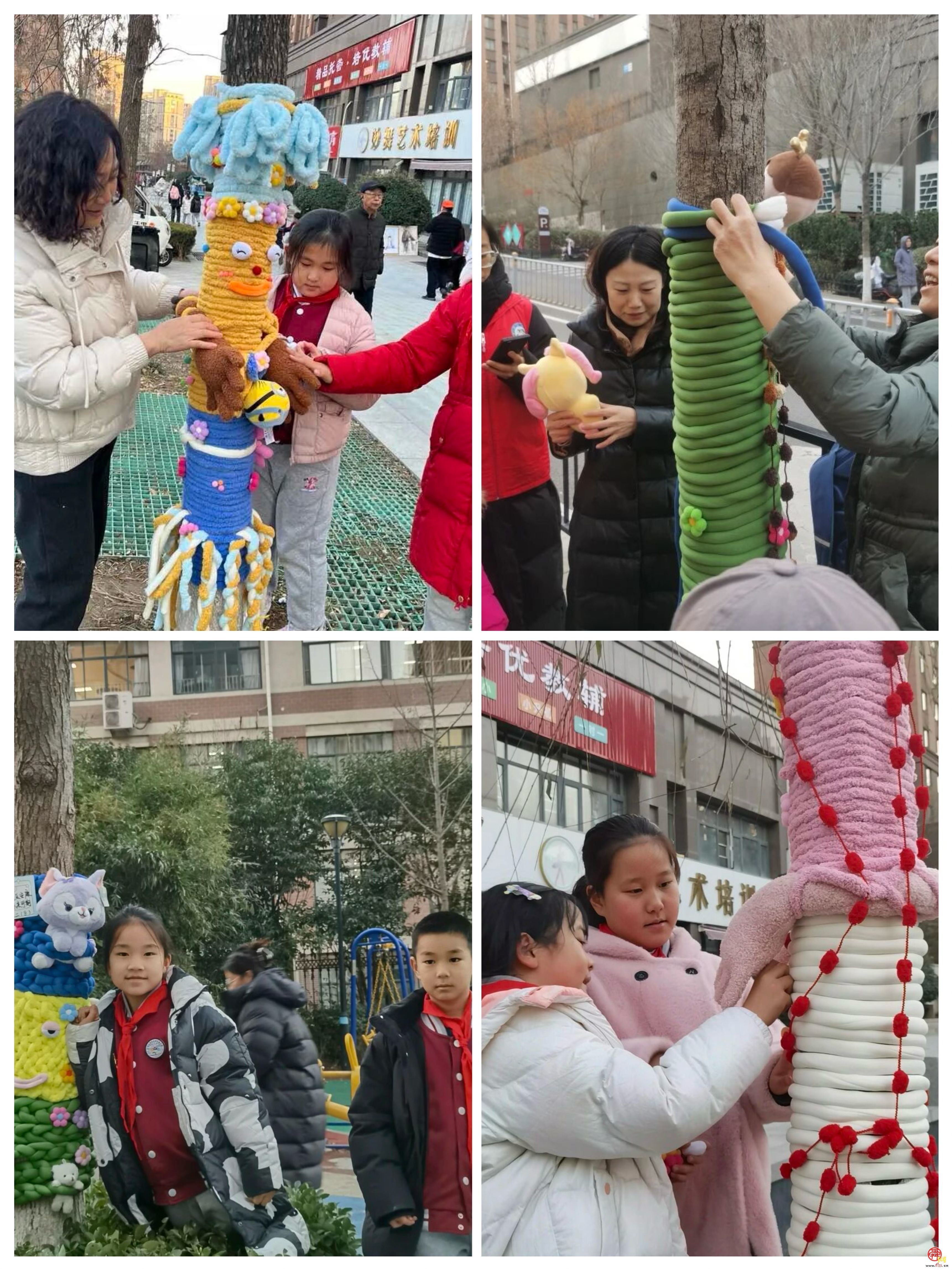 大树过冬有妙招，看东城逸家小学花式 “送温暖”！