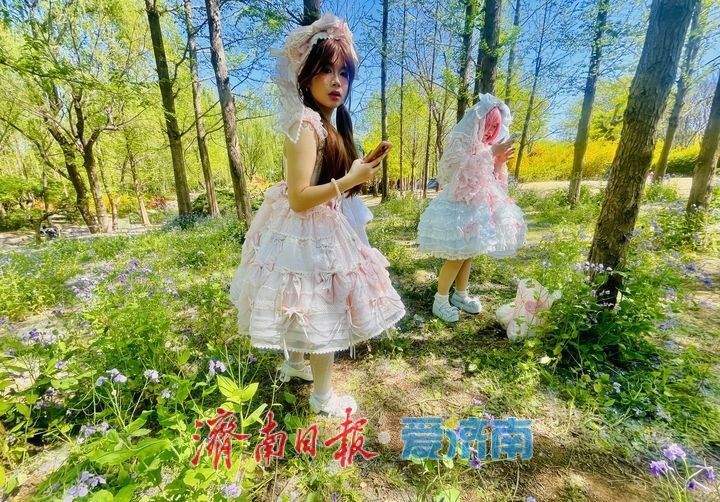 济南森林公园春日如画 市民踏青享“森呼吸”