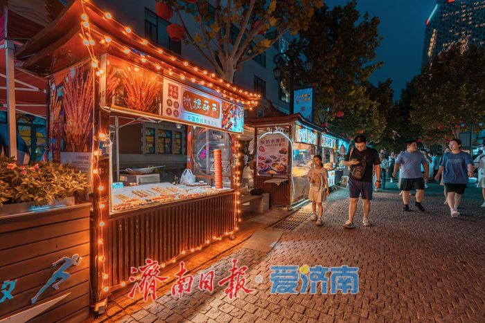 印象济南・泉世界绽放夜景魅力，点亮济南夜经济