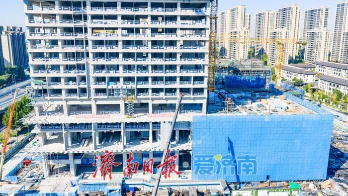 西城商业提档升级！济南槐荫银泰百货项目主体建设有序推进