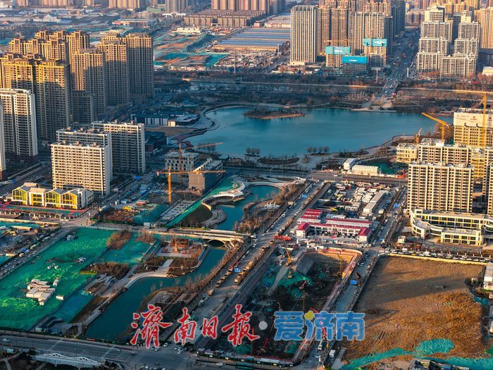 济南中泺河改造工程稳步推进 生态廊道初现雏形