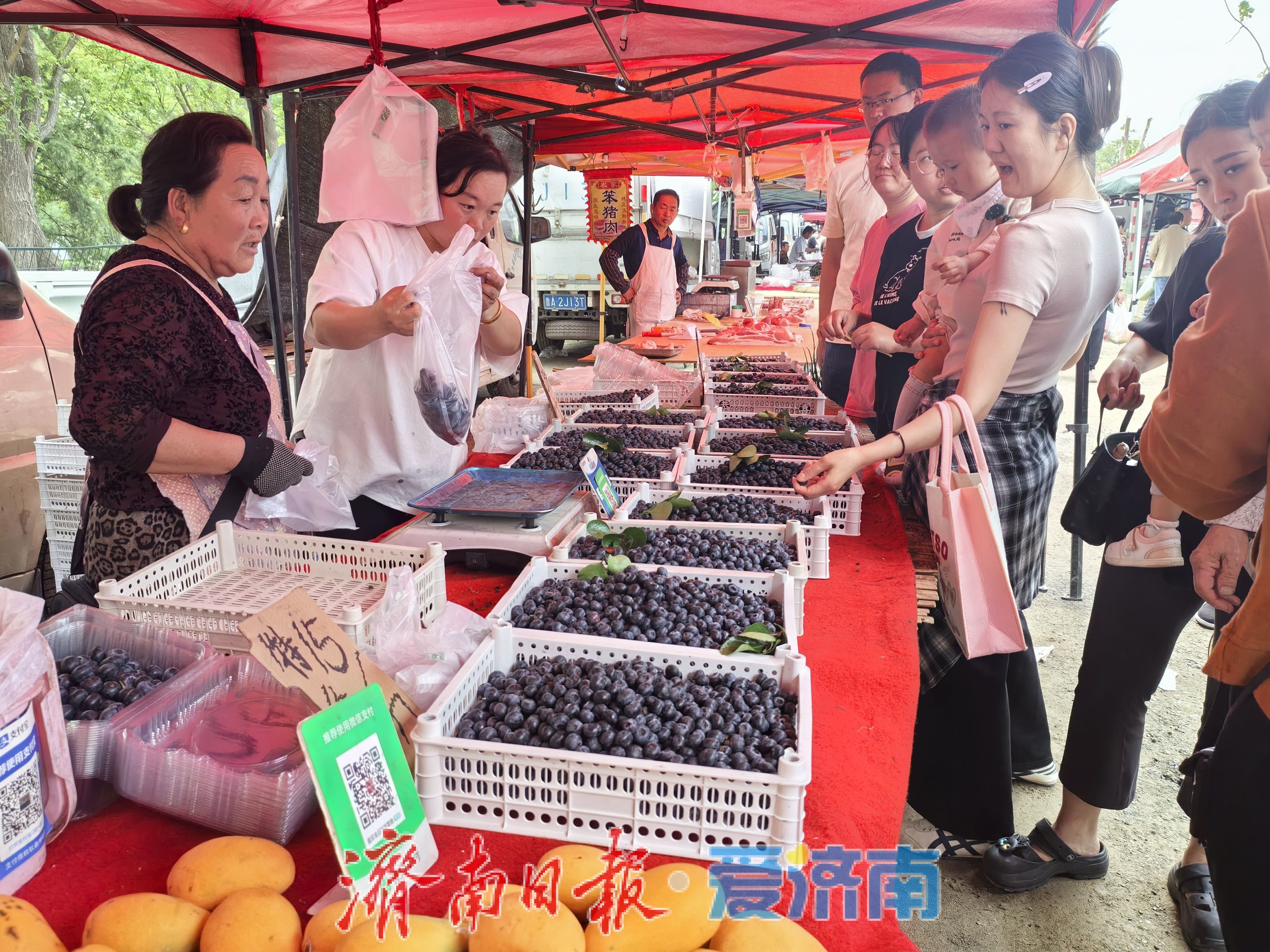 唐冶片区再添便民市集