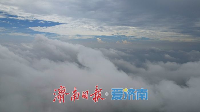一年四季 泉在济南丨云雾翻涌似仙境！济南上空现云海景观，云海延时摄影来了