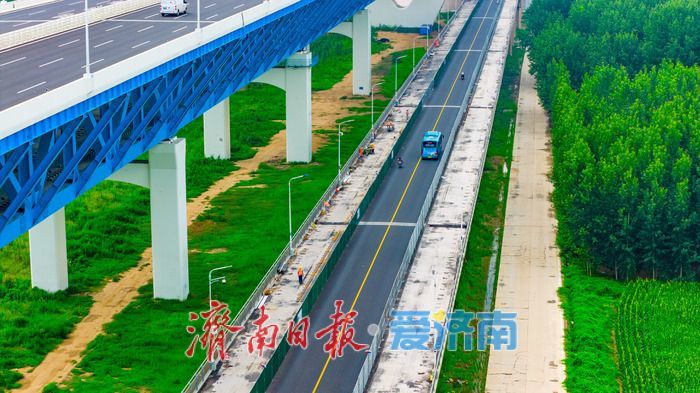 跨黄地标蝶变！济南黄河大桥大修有序推进 增设专用非机动车道
