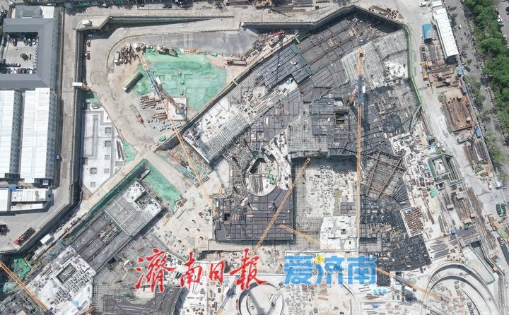 济南首个轨交地下TOD综合体主体施工，千佛山站将成城市新名片