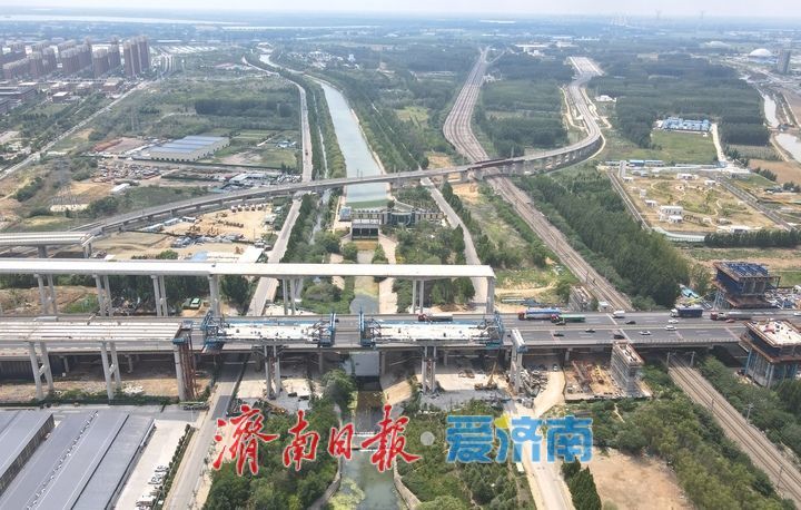 项目强省会｜横亘南北展现雄姿！京台高速公路济南至齐河段改扩建项目新进展来了