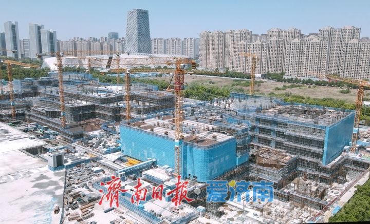 项目强省会｜山东在建最大第四代万达广场“全力攻坚”，部分区域已施工至地上三层