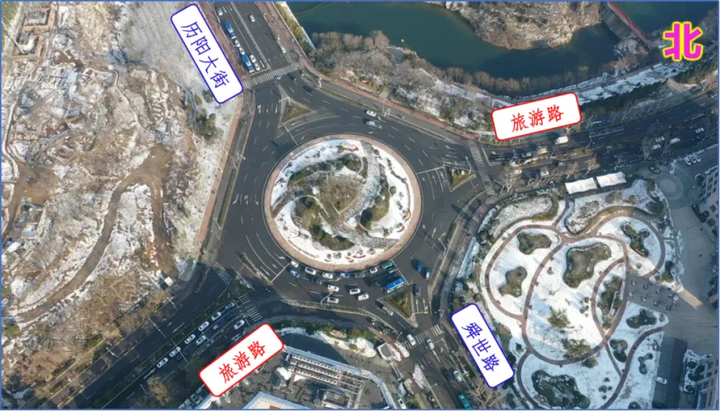 出行注意！济南旅游路历阳大街环岛通行有变